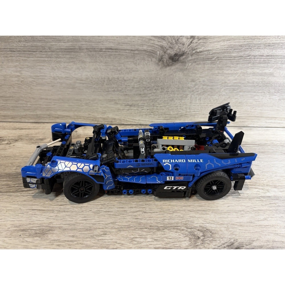Lego 42123 Technic McLaren Senna GTR Racing Car‎ Blue Incomplete